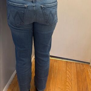 MOTHER Classic Blue Straight Leg Jeans